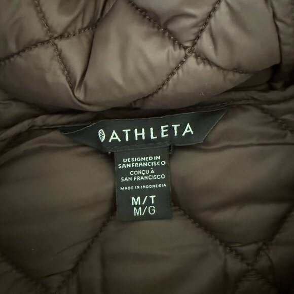 Athleta Whisper Featherless Quilted Coat - Size M - Picture 5 of 7